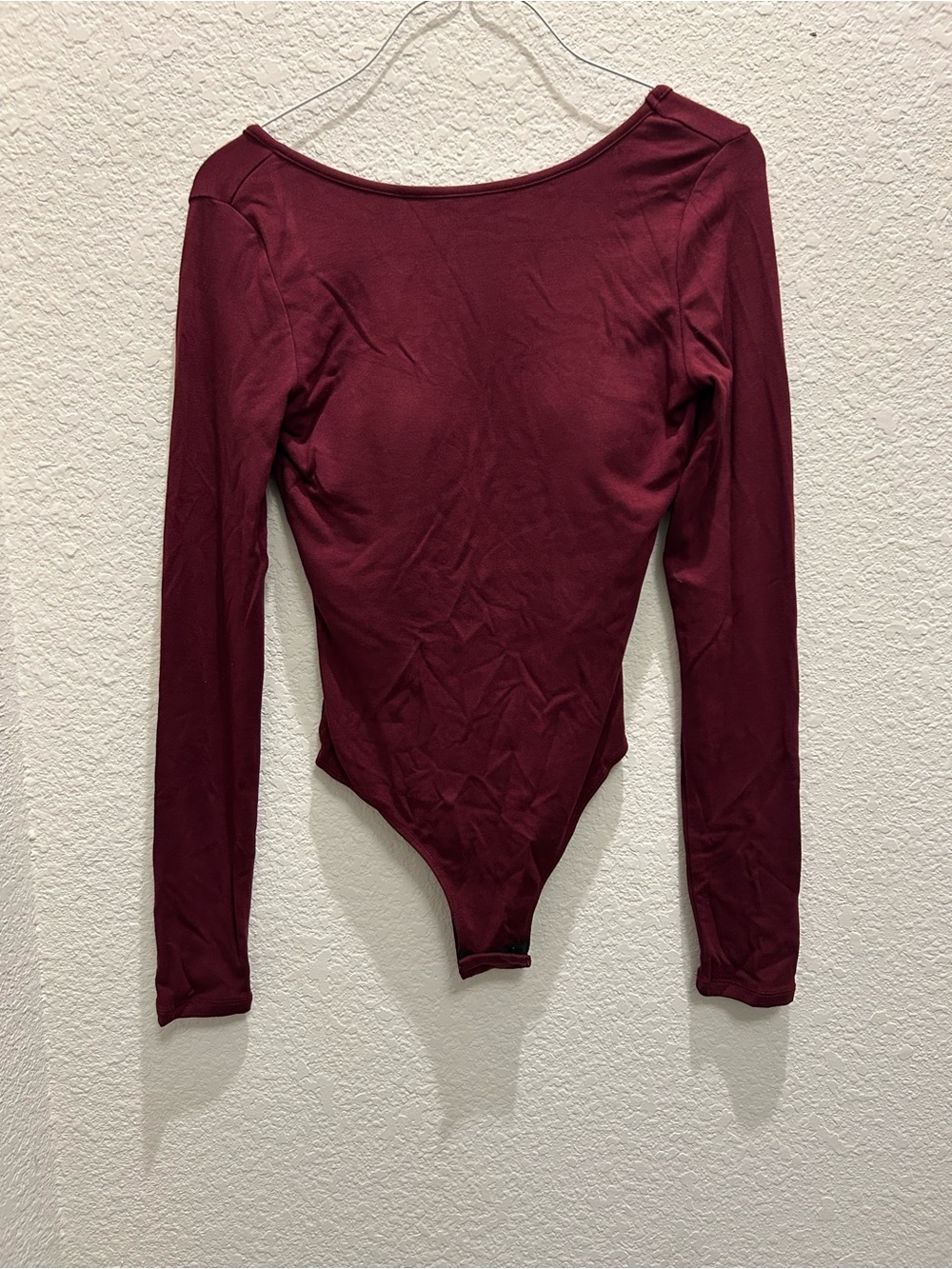 Commense Wine Long Sleeve Bodysuit